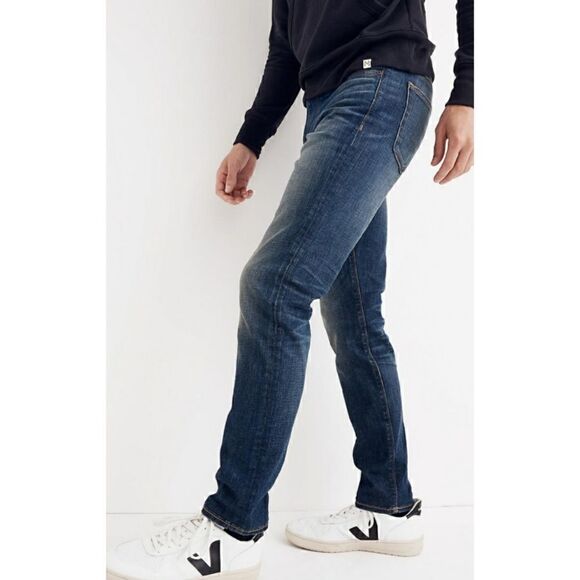 NWOT 40×34 Madewell Slim Authentic Flex Jeans - Picture 1 of 10